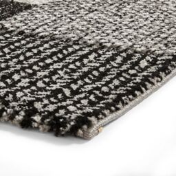 The Rug Shop UK Charcoal Handmade Modern Geometric Polypropylene Easy To Clean Rug - Size: 200 cm x 290 cm - thumbnail 5