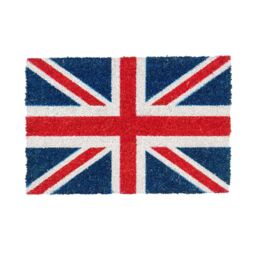Nicola Spring Coir Door Mat - 60 x 40cm - Union Jack - Size: 40 cm x 60 cm - thumbnail 1
