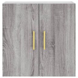 Berkfield Home Wall Cabinet Grey Sonoma 60x31x60 cm Engineered Wood - Size: 60 x 31 x 60 cm - thumbnail 5