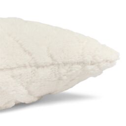OHS Cable Knit Design Teddy Fleece Decorative Draught Excluder in Cream - thumbnail 6
