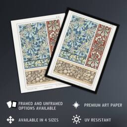"Artery8 Chestnut Tree Patterns Vintage Floral Wall Art Print Verneuil - Size: W24"" x H32""" - thumbnail 2