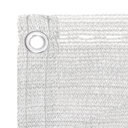 Berkfield Home Balcony Screen White 120x500 cm HDPE - thumbnail 3