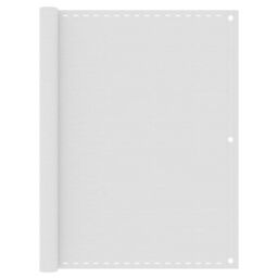 Berkfield Home Balcony Screen White 120x500 cm HDPE - thumbnail 1