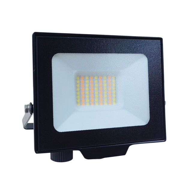ENER-J 30W LED Floodlight CCT Switchable IP65 Weatherproof Black 2700 in White - image 1
