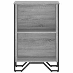 Berkfield Home Modern Bookcase Grey Sonoma 50x31x74.5 cm Engineered Wood - thumbnail 4