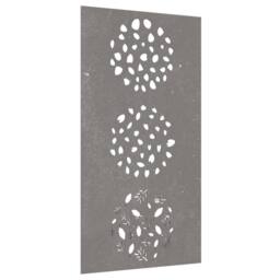 Berkfield Home Garden Wall Decoration 105x55 cm Corten Steel Leaf Design in Brown