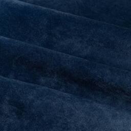 Furn The Ultimate Velvet Room Darkening Eyelet Curtain Pair in Blue - Size: 117 cm width x 183 cm drop - thumbnail 6