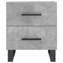 Berkfield Home Modern Bedside Cabinet Concrete Grey 40x35x47.5 cm Engineered Wood - thumbnail 6