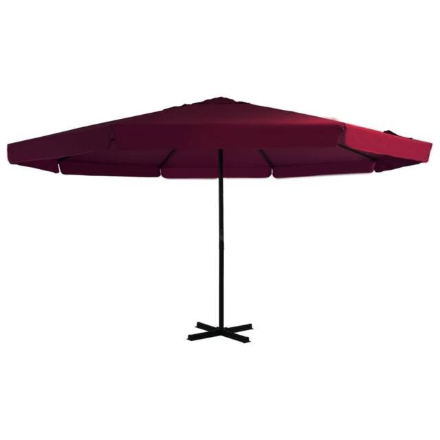 Berkfield Home Outdoor Parasol with Aluminium Pole 500 cm Bordeaux Red - image 1
