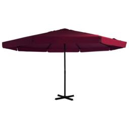 Berkfield Home Outdoor Parasol with Aluminium Pole 500 cm Bordeaux Red