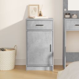 Berkfield Home Sideboard Concrete Grey 40x41x75 cm Engineered Wood - Size: 40 x 41 x 75 cm - thumbnail 4