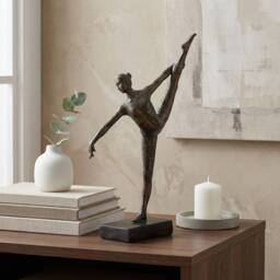 Garden Greatness Bronze Ballerina Dance Class Ornament - Size: 1 Pack