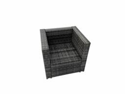 Fimous Patio Furniture Sets with Dining Table 3 Stools 2 Chair in Dark Grey - thumbnail 6