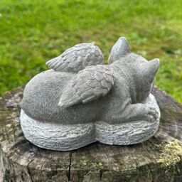 Animal Crackers French Bulldog Memorial 'Forever In Our Hearts' Stone Effect Dog Pet Loss Gift in Grey - thumbnail 6