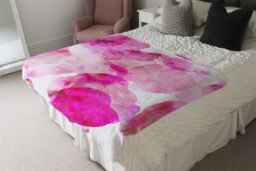 Benjamin Tate Design Andrew Lee Bo Ho In Pink Blanket in Natural - Size: 120 cm x 150 cm - thumbnail 3