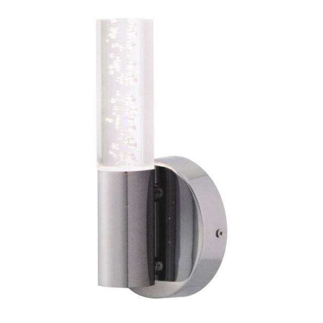First Choice Lighting Orin - Bathroom Wall Light with Bubble Detail in Silver - image 1