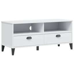 Berkfield Home TV Cabinet VIKEN White Engineered Wood - thumbnail 3