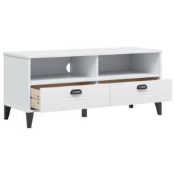 Berkfield Home TV Cabinet VIKEN White Engineered Wood - thumbnail 5