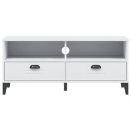 Berkfield Home TV Cabinet VIKEN White Engineered Wood - thumbnail 6