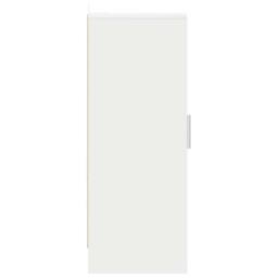 Berkfield Home Shoe Cabinet White 32x35x92 cm Engineered Wood - Size: 32 x 35 x 92 cm - thumbnail 6