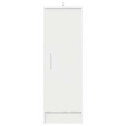 Berkfield Home Shoe Cabinet White 32x35x92 cm Engineered Wood - Size: 32 x 35 x 92 cm - thumbnail 4