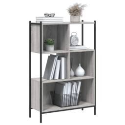 Berkfield Home Bookcase Grey Sonoma 72x28x109 cm Engineered Wood - Size: 72 x 28 x 109 cm - thumbnail 4