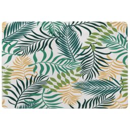 Benjamin Tate Design Tropical Palm Leaves Designer Rug in Natural - Size: Large - thumbnail 1