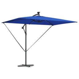 Berkfield Home Cantilever Banana Parasol with Lock Blue 294 x 200 x 254 cm - thumbnail 3