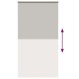 Berkfield Home Shower Roller Blind with Cassette 120x240 cm Fabric Width 116 cm in Grey - thumbnail 5