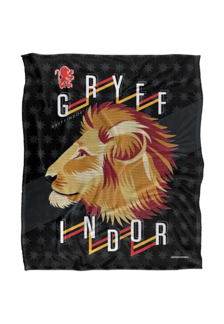 Harry Potter Blanket, 152x127 cm Neo Industries Gryffindor Silky Touch Super Soft Throw Blanket in White - image 1