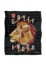 Harry Potter Blanket, 152x127 cm Neo Industries Gryffindor Silky Touch Super Soft Throw Blanket in White - thumbnail 1