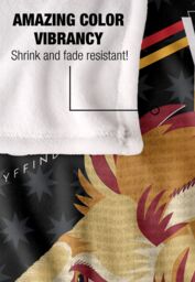 Harry Potter Blanket, 152x127 cm Neo Industries Gryffindor Silky Touch Super Soft Throw Blanket in White - thumbnail 4