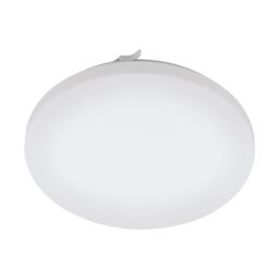 Loops Wall Flush Ceiling Light Colour White Shade White Plastic Bulb LED 17.3W Incl
