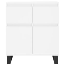 Berkfield Home Sideboard White 60x35x70 cm Engineered Wood - Size: 60 x 35 x 70 cm - thumbnail 5