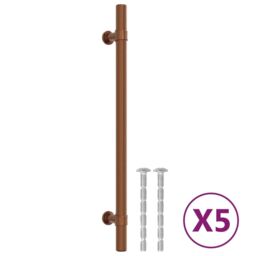 Berkfield Home Cabinet Handles 5 pcs Bronze 192 mm Stainless Steel in Brown - thumbnail 2