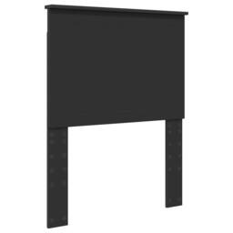 Berkfield Home Bed Frame Black & Silver 70 x 190 cm Engineered Wood - thumbnail 6