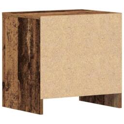 Berkfield Home Bedside Cabinet Old Wood 45x34x44.5 cm Engineered Wood in Brown - thumbnail 8