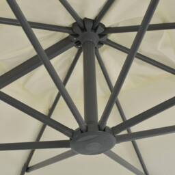Berkfield Home Garden Parasol with Portable Base Sand in Beige - thumbnail 7