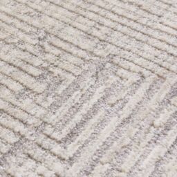 The Rug Shop UK Silver Modern Abstract Polyester Cotton Backing Area Rug - Size: 200 cm x 300 cm - thumbnail 5