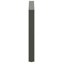 Berkfield Home Coffee Table Legs U-Shaped 2 pcs Anthracite 100x(72-73) cm Steel in Black - thumbnail 6