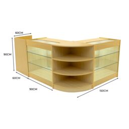 Monstershop Astro LED Shop Counter Set LM60, TB60 & 2 x K900 - Maple in Beige - thumbnail 3