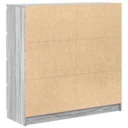 Berkfield Home Sideboard Grey Sonoma 100x35x99 cm Engineered Wood - Size: 100 x 35 x 99 cm - thumbnail 8