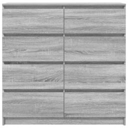 Berkfield Home Sideboard Grey Sonoma 100x35x99 cm Engineered Wood - Size: 100 x 35 x 99 cm - thumbnail 6