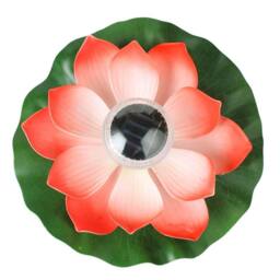 Quipulse Solar-powered Lotus Flower Pond Lights in White - thumbnail 5