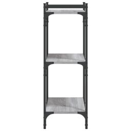 Berkfield Home Bookcase 3-Tier Grey Sonoma 60x30x86 cm Engineered Wood - Size: 60 x 30 x 86 cm - thumbnail 5