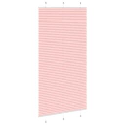 Berkfield Home Pleated Blind Pink 110x200 cm Fabric Width 109.4 cm Polyester - thumbnail 4