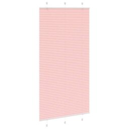 Berkfield Home Pleated Blind Pink 110x200 cm Fabric Width 109.4 cm Polyester - thumbnail 3