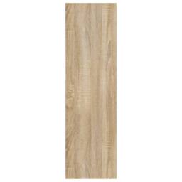 Berkfield Home Book Cabinet/Room Divider Sonoma Oak 100x30x103 cm in Light Tan - Size: 100 x 30 x 103 cm - thumbnail 4