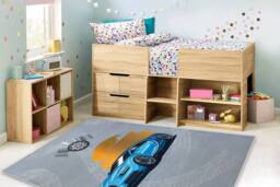 RugsX Bambino Rug in Grey - Size: 80 cm x 150 cm - thumbnail 4