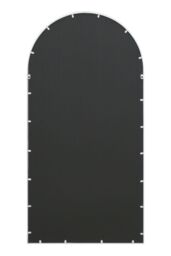 "MirrorOutlet White Metal Framed Arched Garden Wall Mirror 63"" X 31"" (160CM X 80CM) - Size: 1 Pack" - thumbnail 3